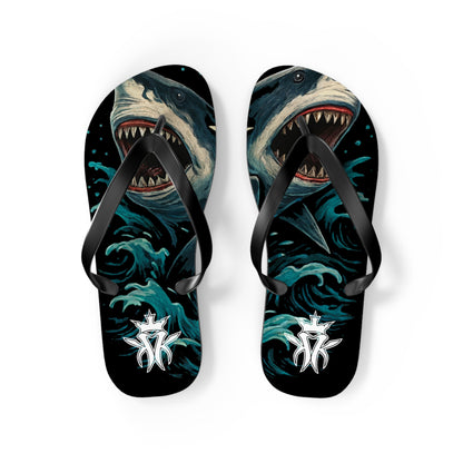 KMK Sharks in the Water Flip Flops - Summer Kollection - Kottonmouth Kicks Flips