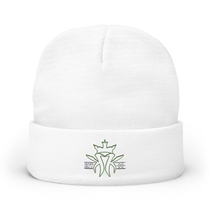 Est. 96 KMK Logo Cozy Knit Embroidered Beanie