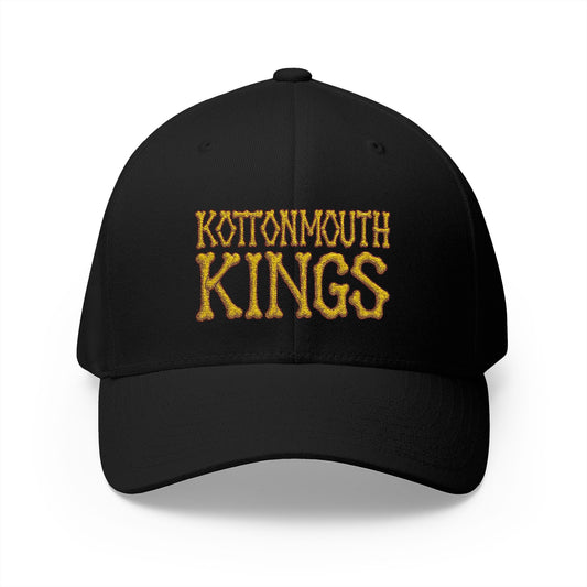 KMK Bones Logo -  Embroidered Fitted FlexFit Dad Hat Cap
