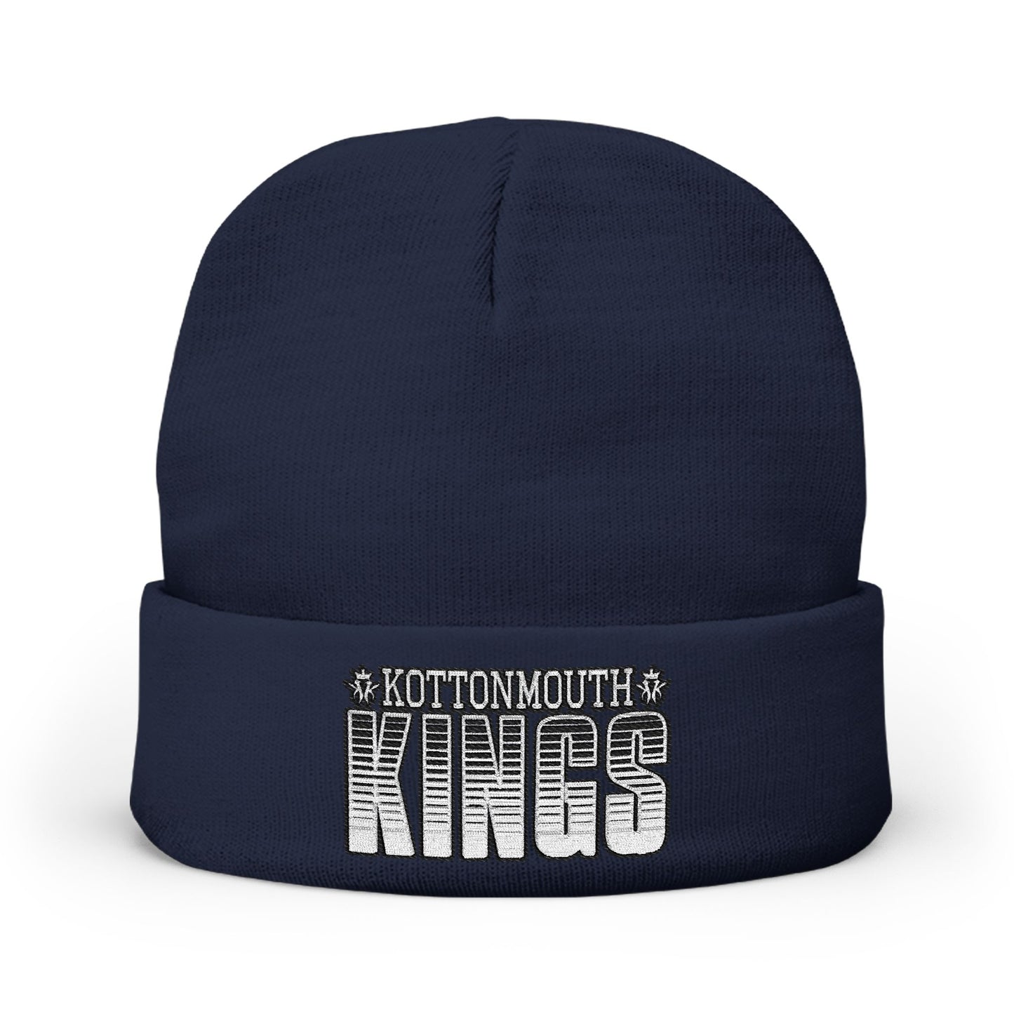 Kottonmouth Kings Striped Logo Cozy Knit Embroidered Beanie