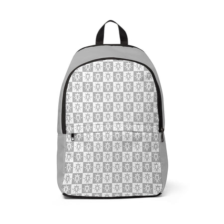 Kottonmouth Kings Checker Logo Fabric Backpack (Light Grey)