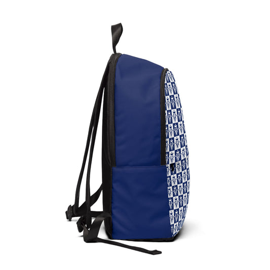 Kottonmouth Kings Checker Logo Fabric Backpack (Dark Royal)