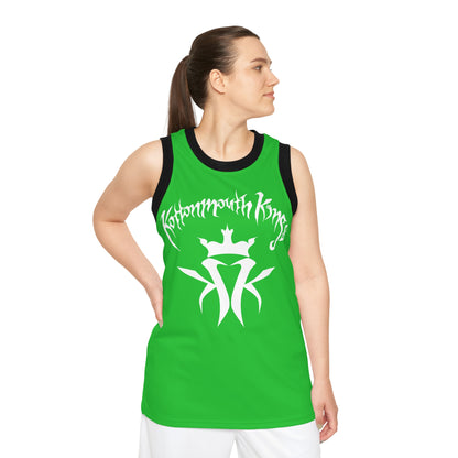 KMK OG Logo Unisex Basketball Jersey (Light Green)