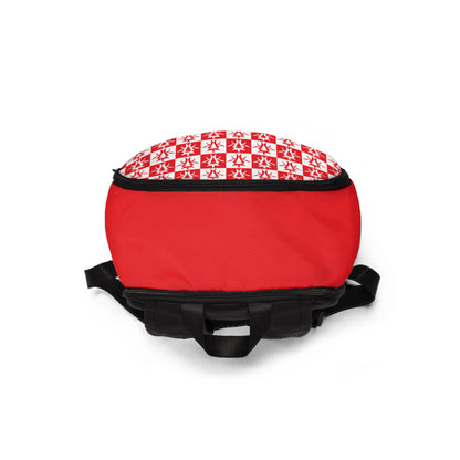 Kottonmouth Kings Checker Logo Fabric Backpack (Red)