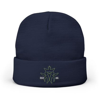 Est. 96 KMK Logo Cozy Knit Embroidered Beanie