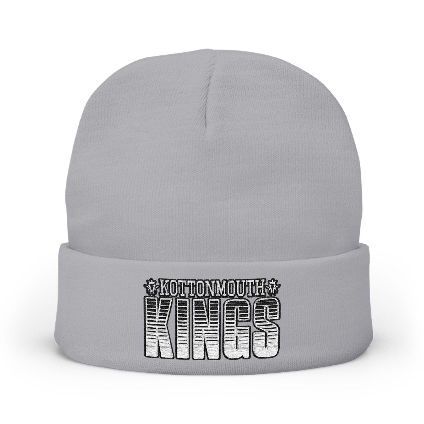 Kottonmouth Kings Striped Logo Cozy Knit Embroidered Beanie