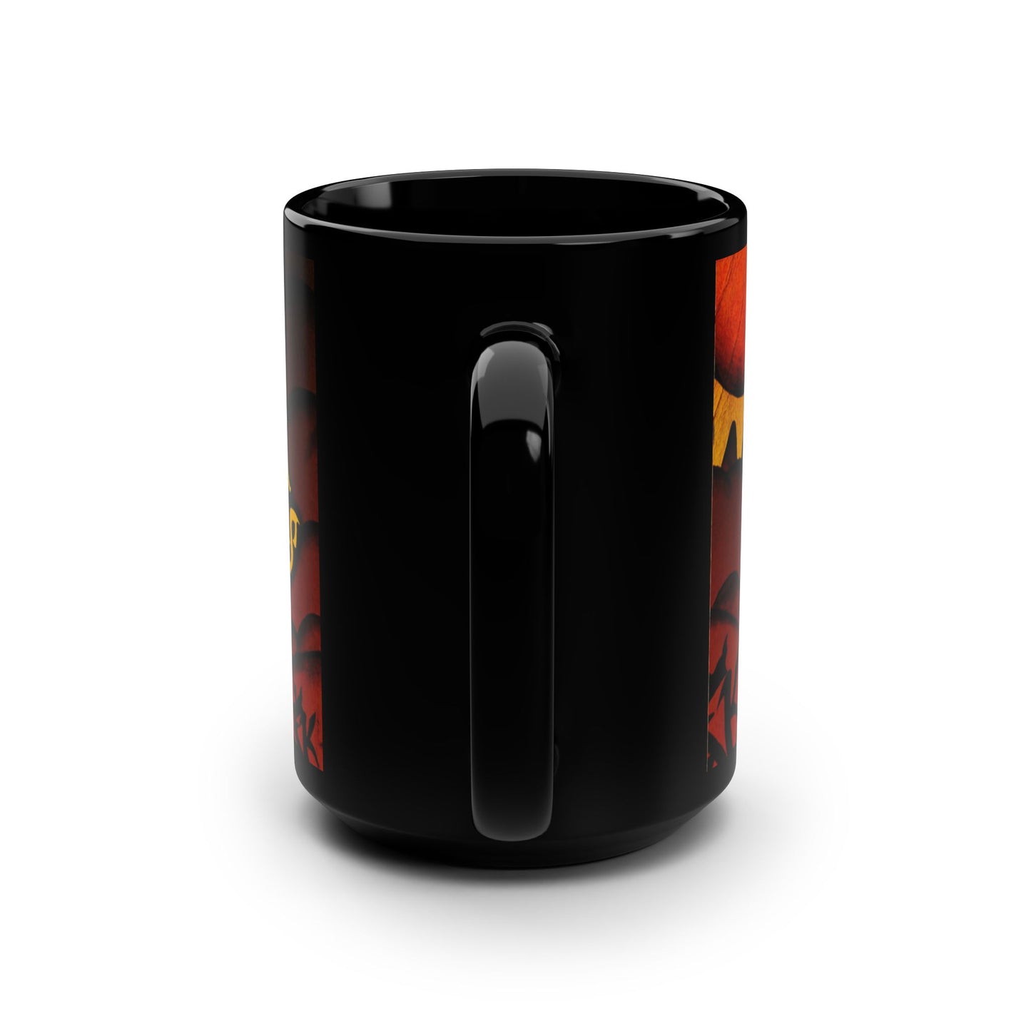 Cloud Nine - 15oz Black Ceramic Coffee Cup