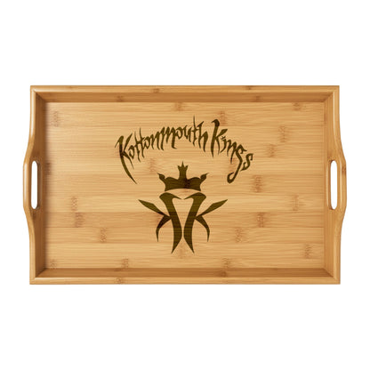 KMK Engraved Bamboo Rolling Tray