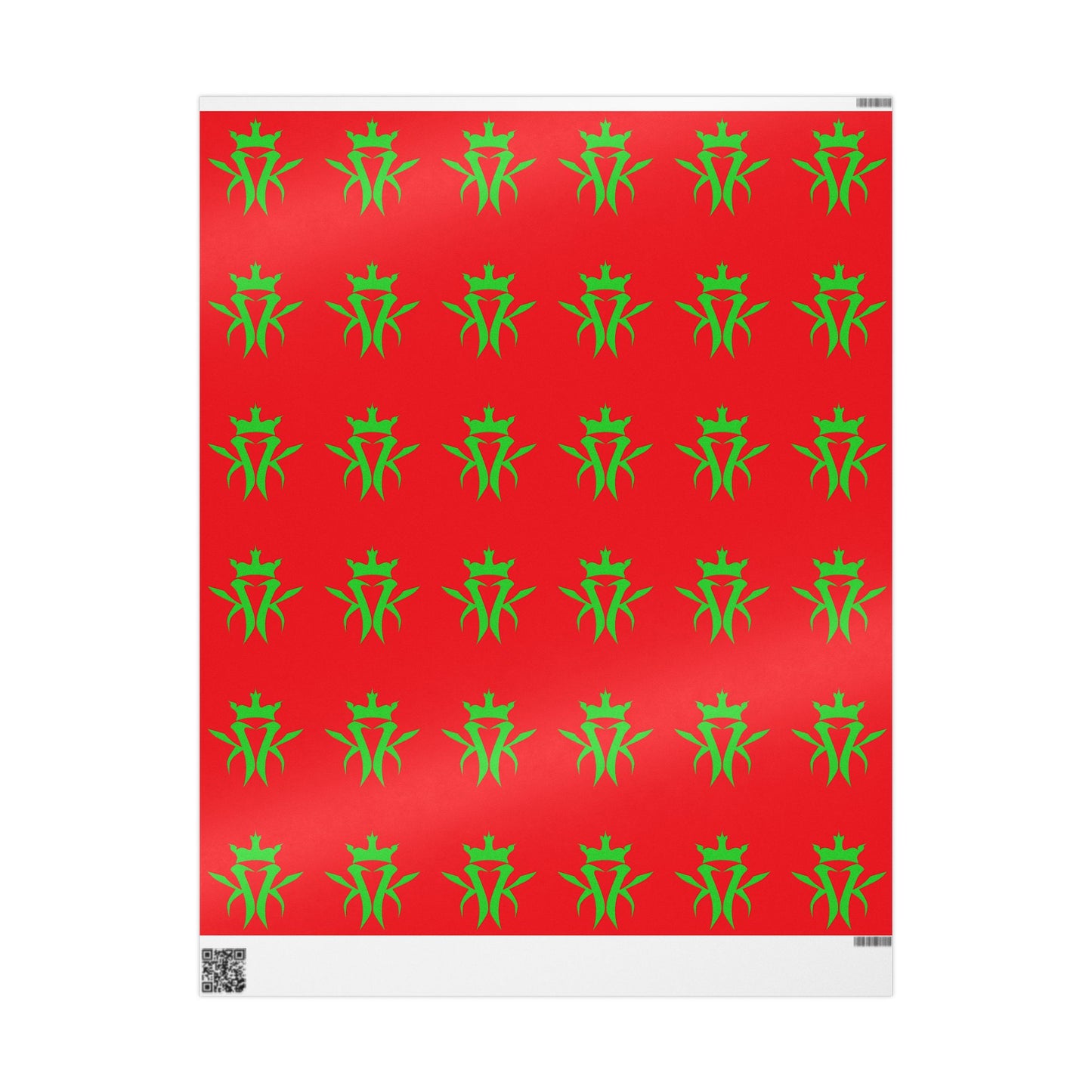 Kottonmouth Kings Holiday Gift Wrap — Red Wrapping Paper KMK Logo 30 x 36