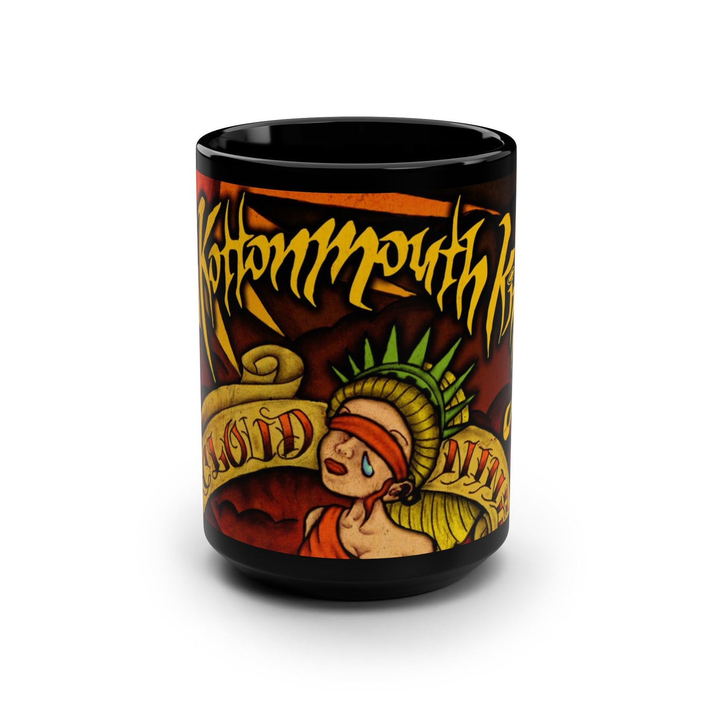 Cloud Nine - 15oz Black Ceramic Coffee Cup