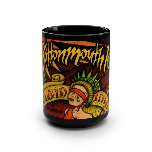 Cloud Nine - 15oz Black Ceramic Coffee Cup