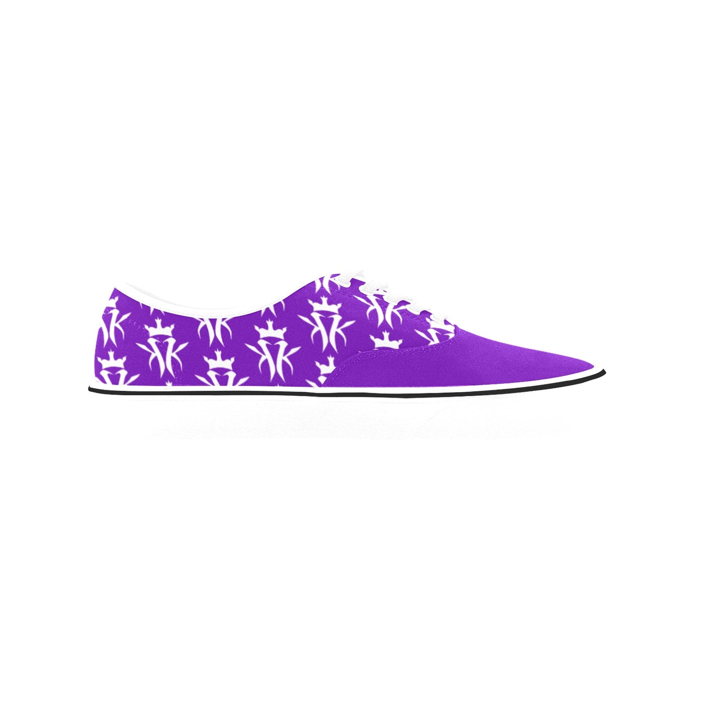 Royal Purple/White Krown Pattern King Kicks (Men's)