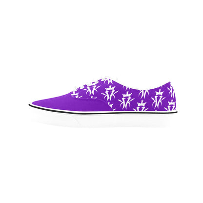 Royal Purple/White Krown Pattern King Kicks (Men's)