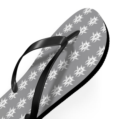 KMK Logo Flip Flops (Grey) - Summer Kollection - Kottonmouth Kicks Flips