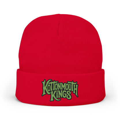 Kottonmouth Kings Green Logo Cozy Knit Embroidered Beanie