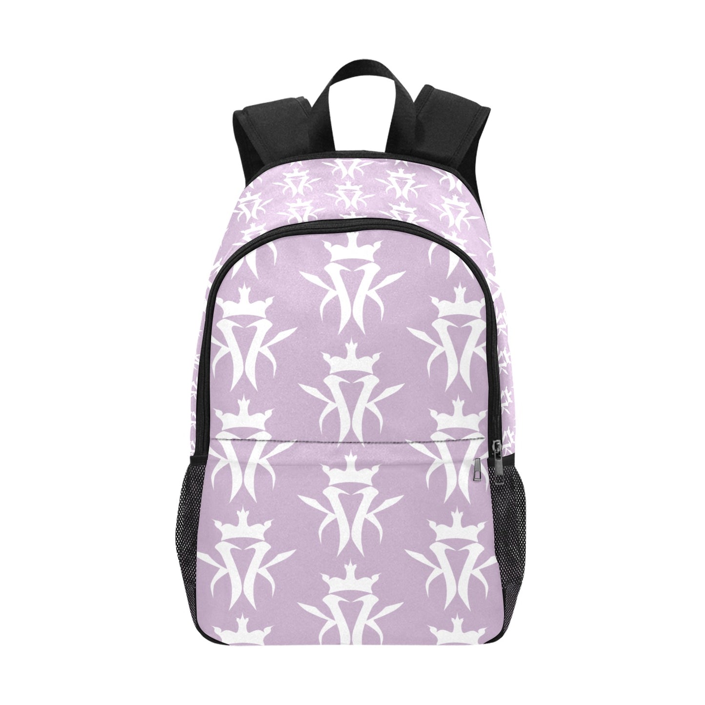 Krown Repeating Logo Backpack with Mesh Pockets - FREE SHIPPING