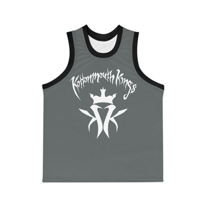 KMK OG Logo Unisex Basketball Jersey (Dark Grey)