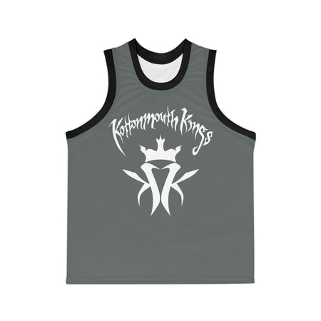 KMK OG Logo Unisex Basketball Jersey (Dark Grey)