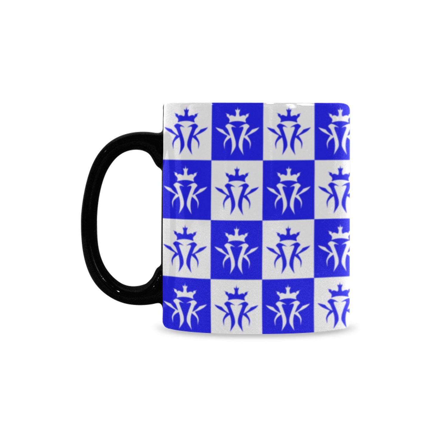 Krown Checker Pattern 11oz Color Morphing Mug