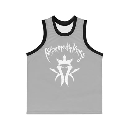 KMK OG Logo Unisex Basketball Jersey (Light Grey)