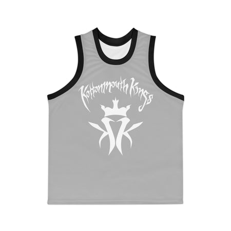 KMK OG Logo Unisex Basketball Jersey (Light Grey)