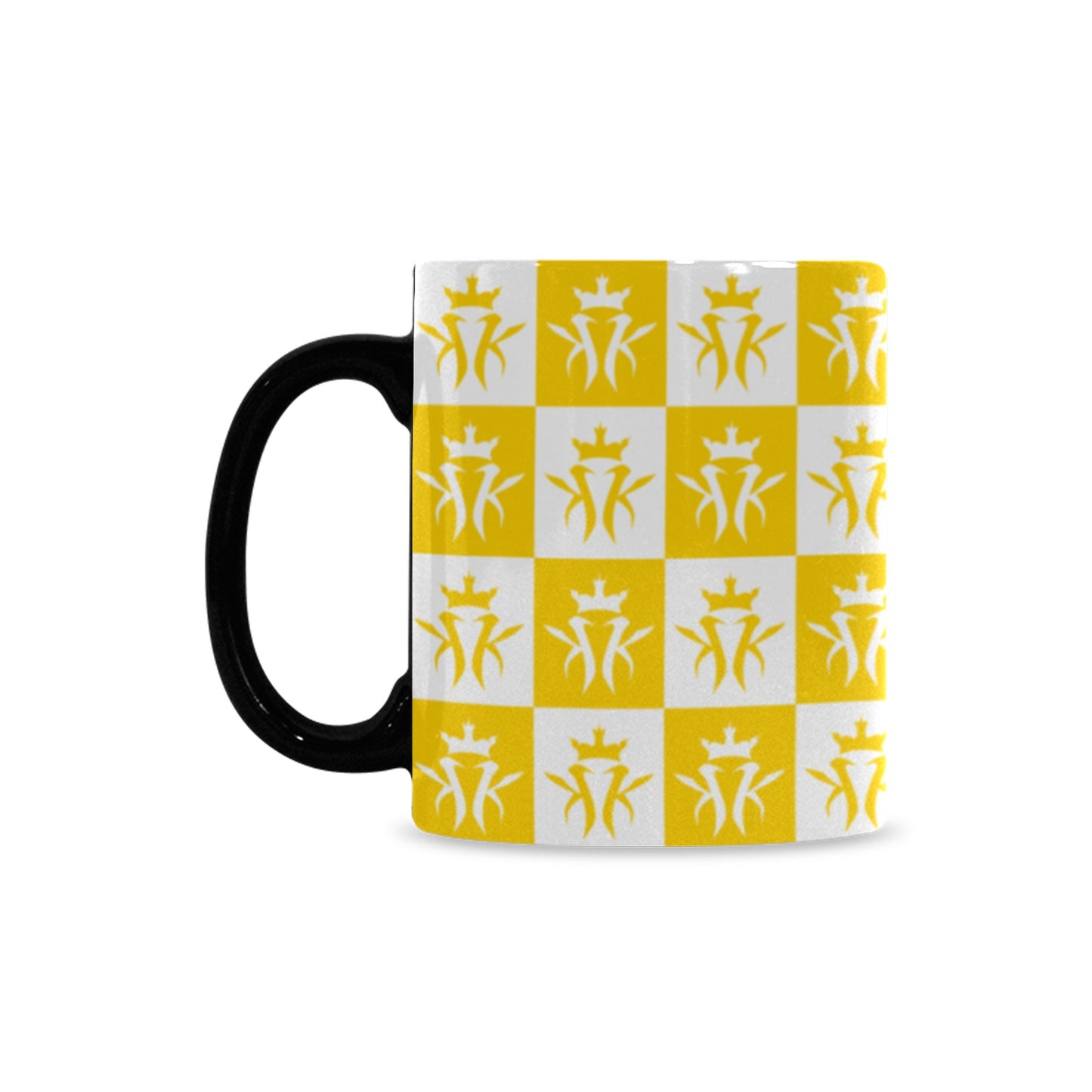 Krown Checker Pattern 11oz Color Morphing Mug