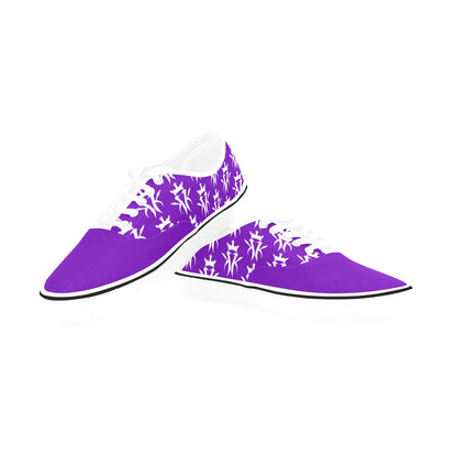 Royal Purple/White Krown Pattern King Kicks (Men's)