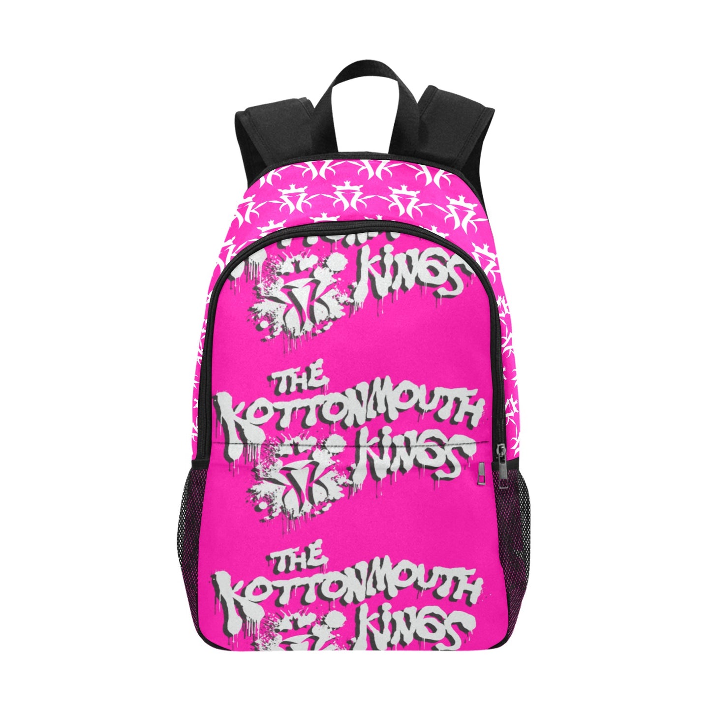 Kottonmouth Kings Splatter Logo Backpack with Mesh Pockets - FREE SHIPPING