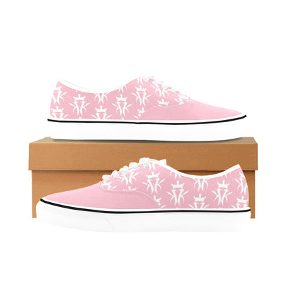 Pink/White Krown Pattern King Kicks (Men's)