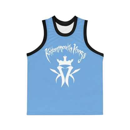 KMK OG Logo Unisex Basketball Jersey (Light Blue)
