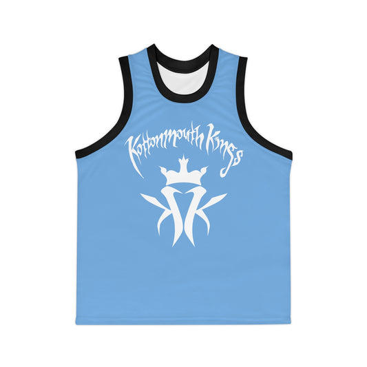 KMK OG Logo Unisex Basketball Jersey (Light Blue)