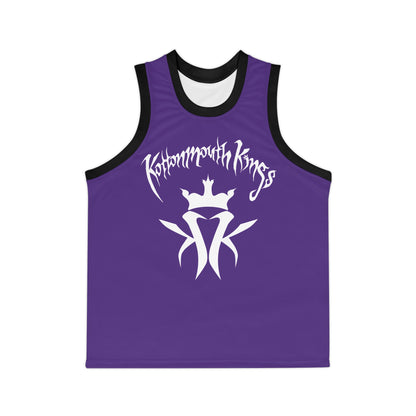 KMK OG Logo Unisex Basketball Jersey (Purple)