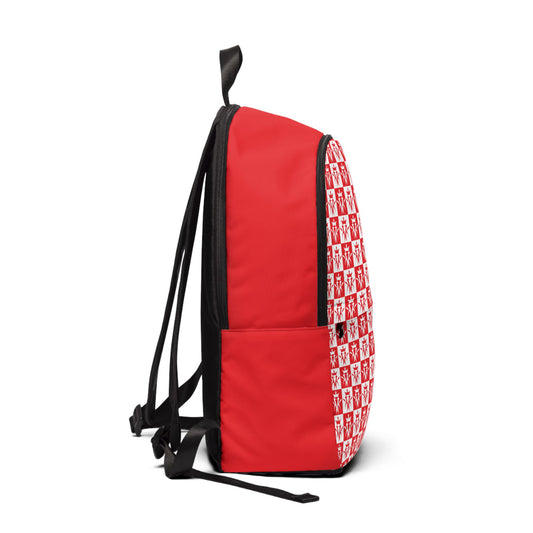 Kottonmouth Kings Checker Logo Fabric Backpack (Red)