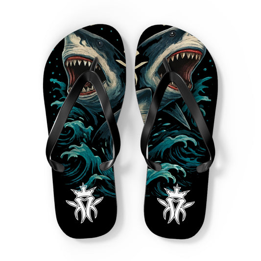 KMK Sharks in the Water Flip Flops - Summer Kollection - Kottonmouth Kicks Flips