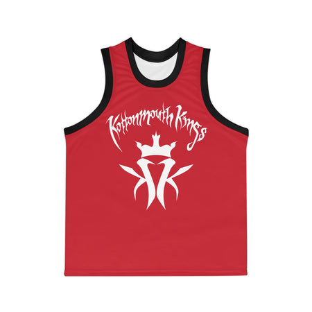 KMK OG Logo Unisex Basketball Jersey (Red)