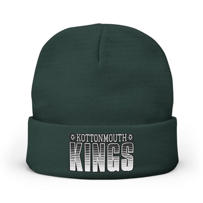 Kottonmouth Kings Striped Logo Cozy Knit Embroidered Beanie