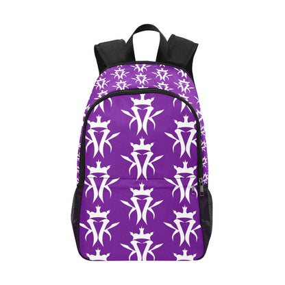 Krown Repeating Logo Backpack with Mesh Pockets - FREE SHIPPING