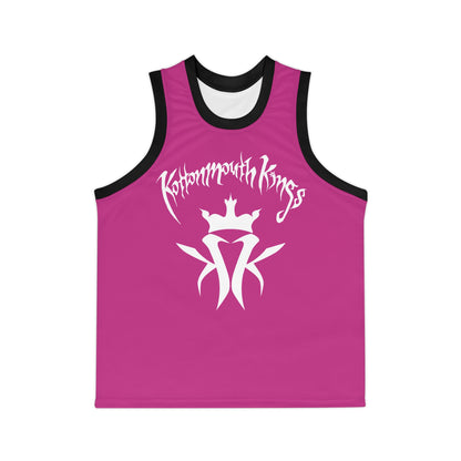 KMK OG Logo Unisex Basketball Jersey (Pink)