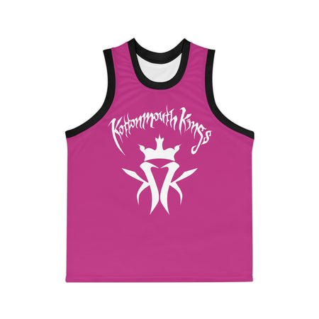 KMK OG Logo Unisex Basketball Jersey (Pink)