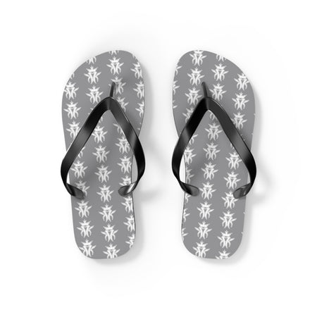 KMK Logo Flip Flops (Grey) - Summer Kollection - Kottonmouth Kicks Flips