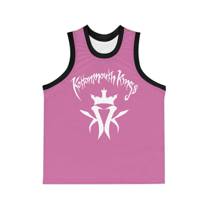 KMK OG Logo Unisex Basketball Jersey (Light Pink)