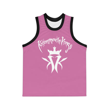 KMK OG Logo Unisex Basketball Jersey (Light Pink)