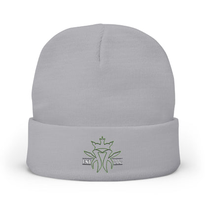 Est. 96 KMK Logo Cozy Knit Embroidered Beanie
