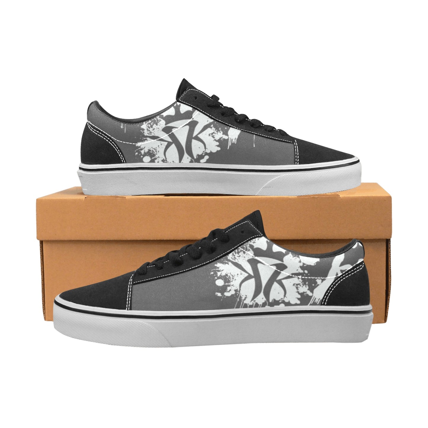 Krown Splatter King Kicks Gray/White (Men's)