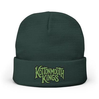 Kottonmouth Kings Green Logo Cozy Knit Embroidered Beanie