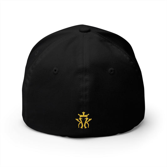 KMK Bones Logo -  Embroidered Fitted FlexFit Dad Hat Cap