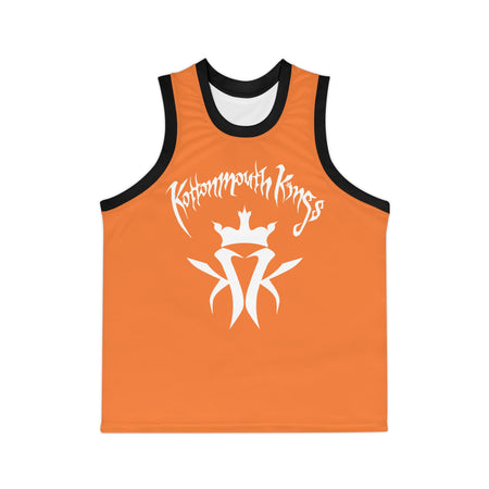 KMK OG Logo Unisex Basketball Jersey (Light Orange)