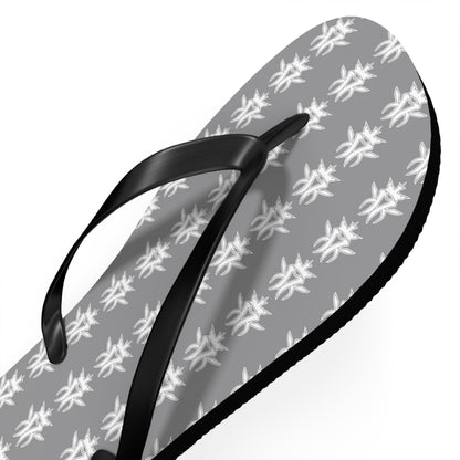 KMK Logo Flip Flops (Grey) - Summer Kollection - Kottonmouth Kicks Flips