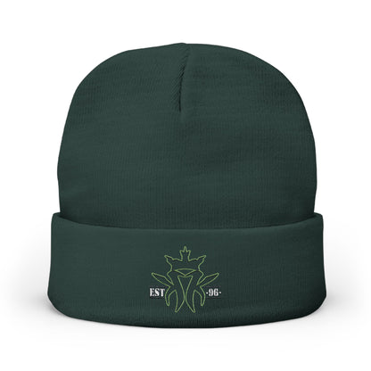 Est. 96 KMK Logo Cozy Knit Embroidered Beanie