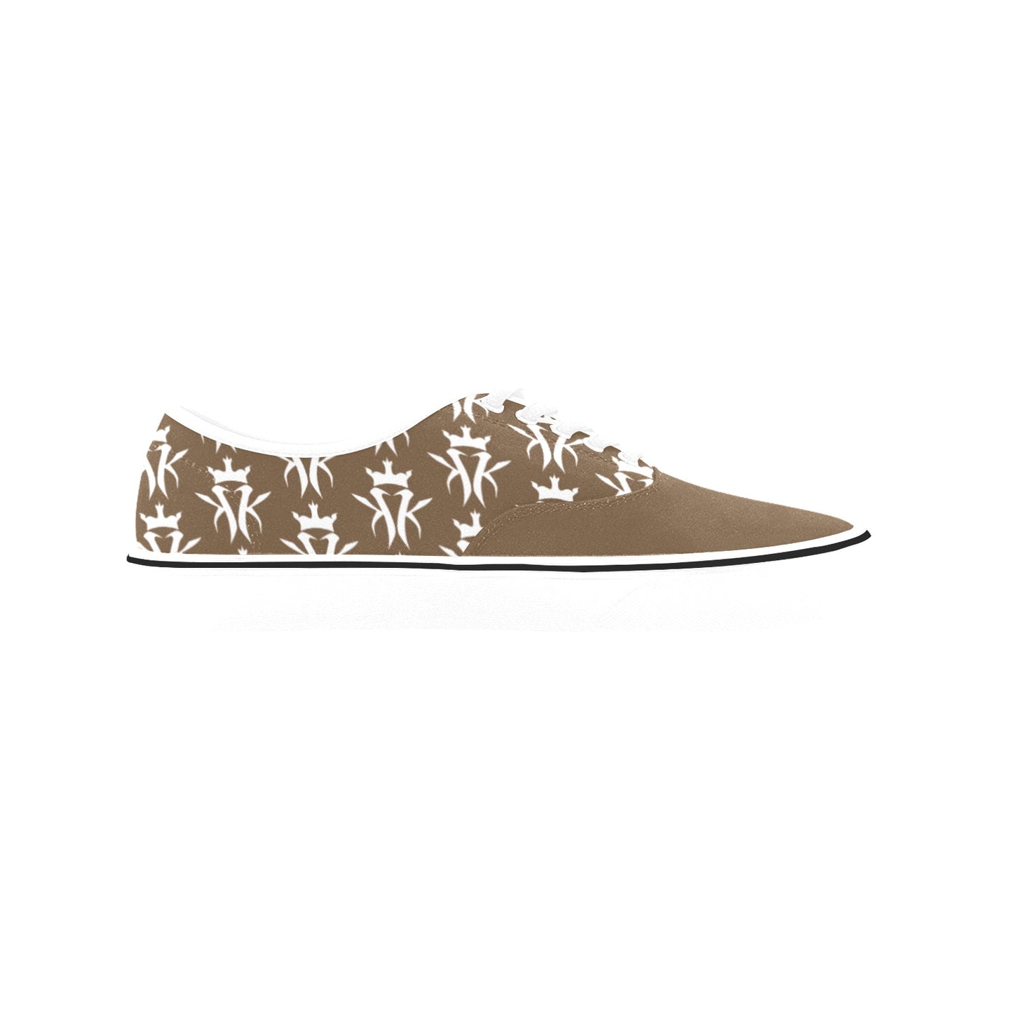 Brown/White Krown Pattern King Kicks (Men's)